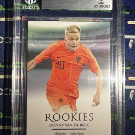 2020 Futera Unique Rookies Donny Van de Beek RC Rookie #100 BGS 9.5 GEM MINT