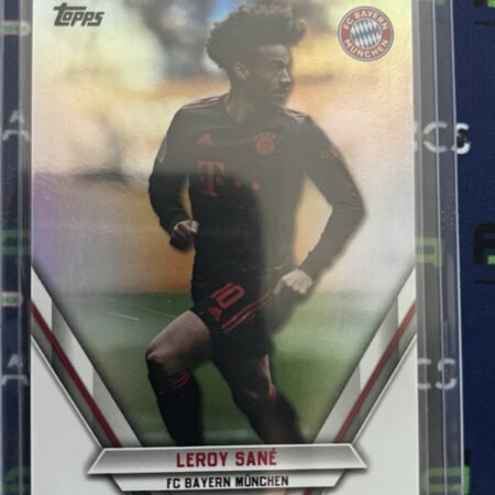 Fc Bayern München Leroy Sane /199 Topps 2023 Trading Card RARE