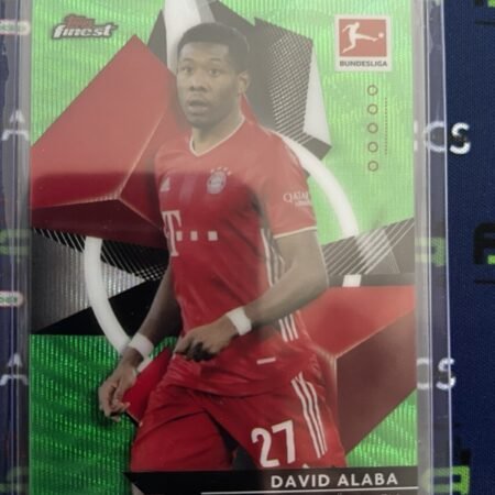 Fc Bayern München David Alaba  /99 Topps Finest Green 2021 Trading Card RARE