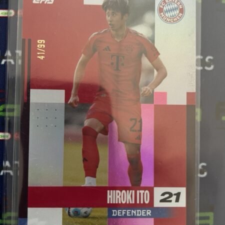 Hiroki Ito - 2025 Topps FC Bayern München Team Set - Numbered /99