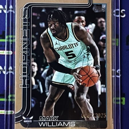 Mark Williams NBA Topps 2025 Bronze /2025 Charlotte Hornets NBA