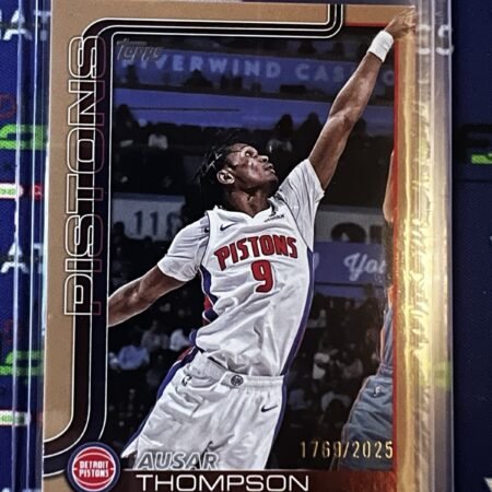 Topps NBA Flagship 2025 No. 44 Ausar Thompson Bronze /2025 Detroit Pistons