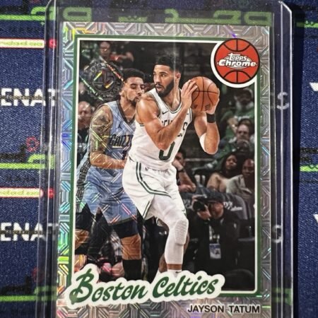 2025-26 Topps Basketball Silver Pack Mojo Jayson Tatum 45th Anniversary Celtics