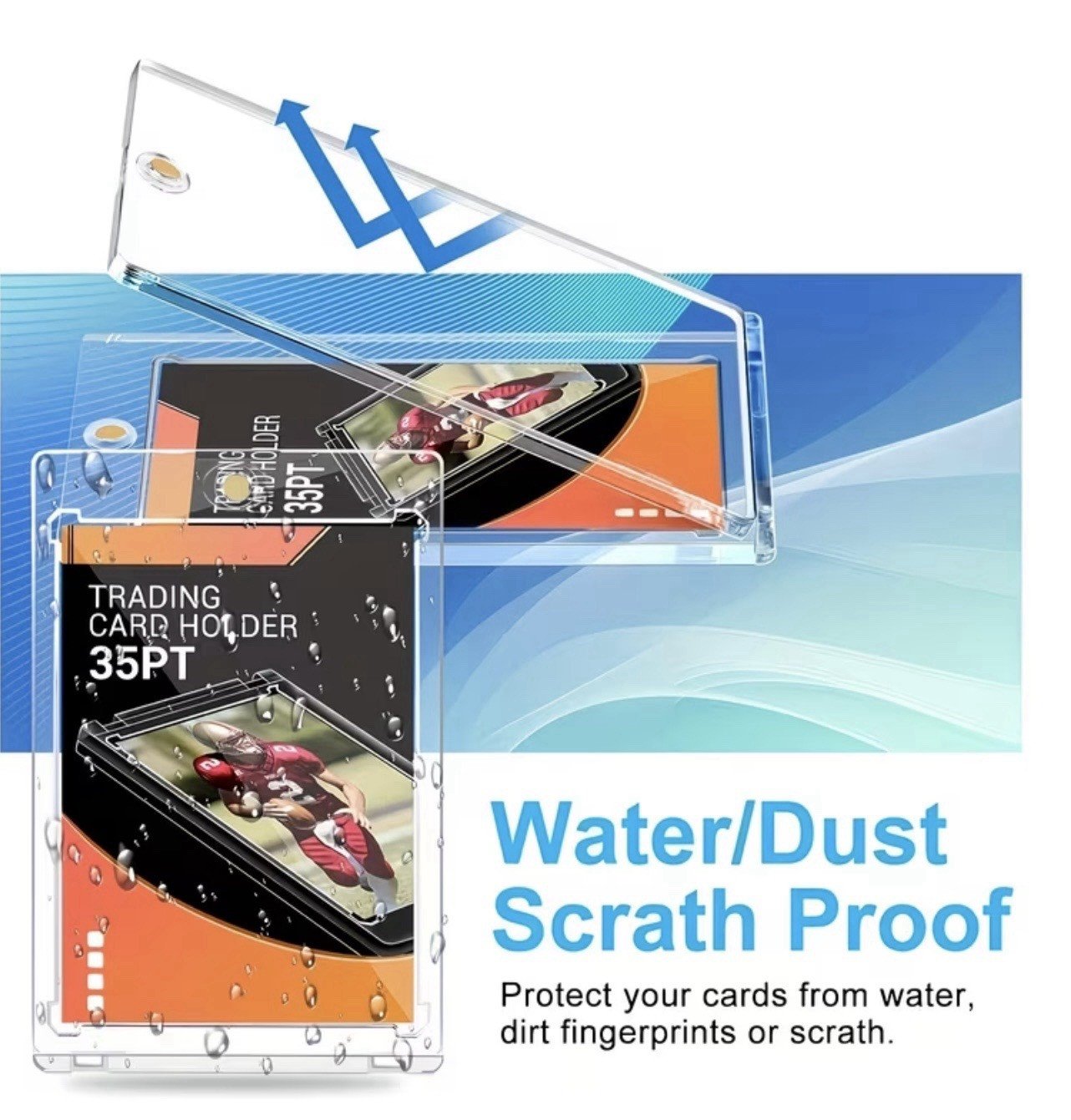 10x Magnetic Card Holder – 35pt– Magnetische Kartenhalter – Karten-Hüllen Schutz - Image 3