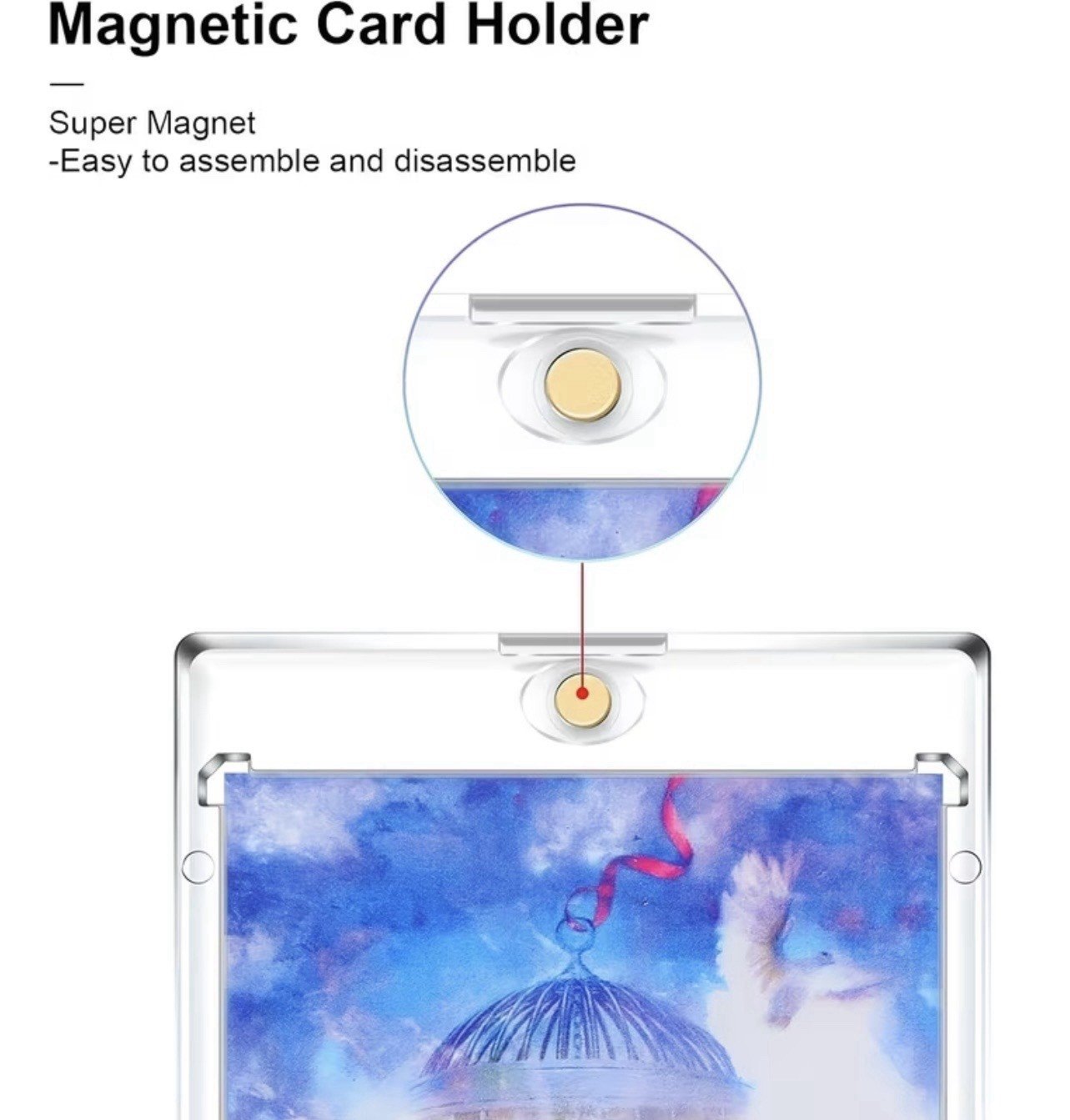 10x Magnetic Card Holder – 35pt– Magnetische Kartenhalter – Karten-Hüllen Schutz - Image 5