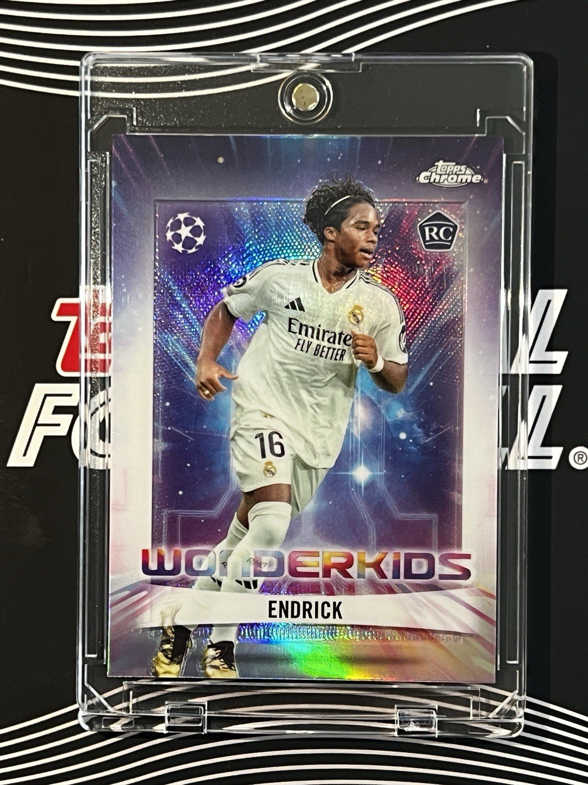 Endrick Rookie RC 2024-25 Topps Chrome UCL Wonderkids Real Madrid