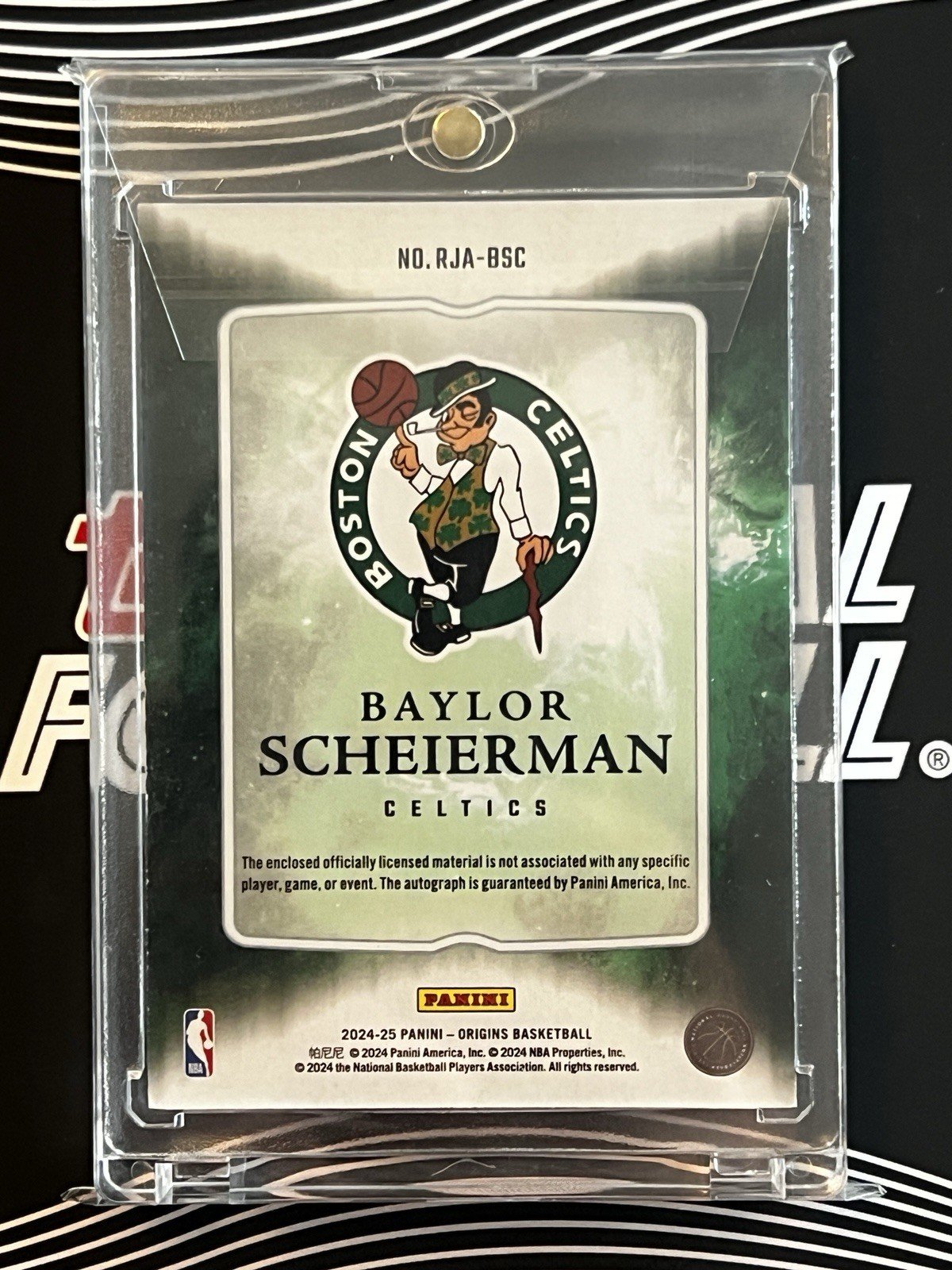 Baylor Scheierman RC Rookie Auto Patch Relic 2024-25 Panini Origins RARE NBA - Image 2