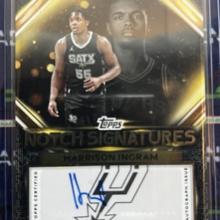 Harrison Ingram 2025 Topps Notch Signatures AUTO Signed #TNS-HI Spurs NM-MT