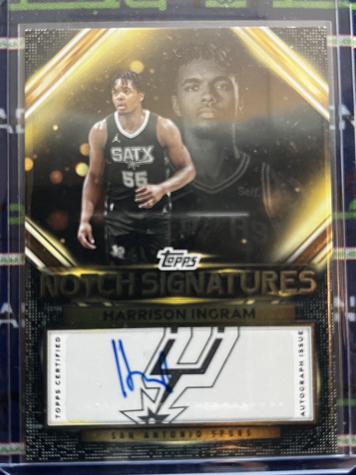 Harrison Ingram 2025 Topps Notch Signatures AUTO Signed #TNS-HI Spurs NM-MT