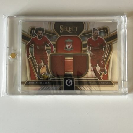 Mohamad Salah - Darwin Nunez 2023 Panini Select PRIZM Dual Patch Relic RARE