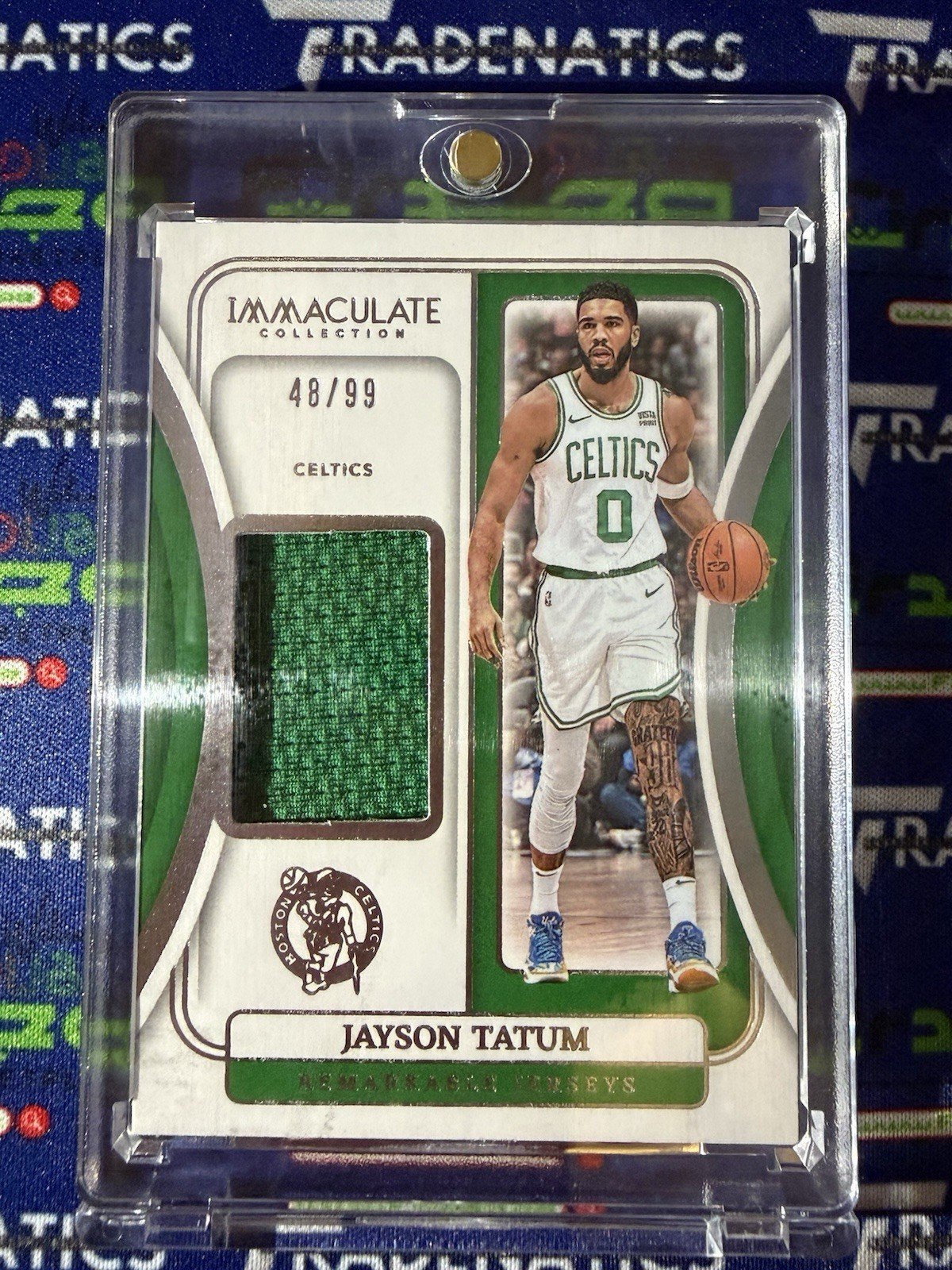 Jayson Tatum 2023-24 Panini Immaculate Remarkable Patch Memorabilia /99 #RJ-TAT
