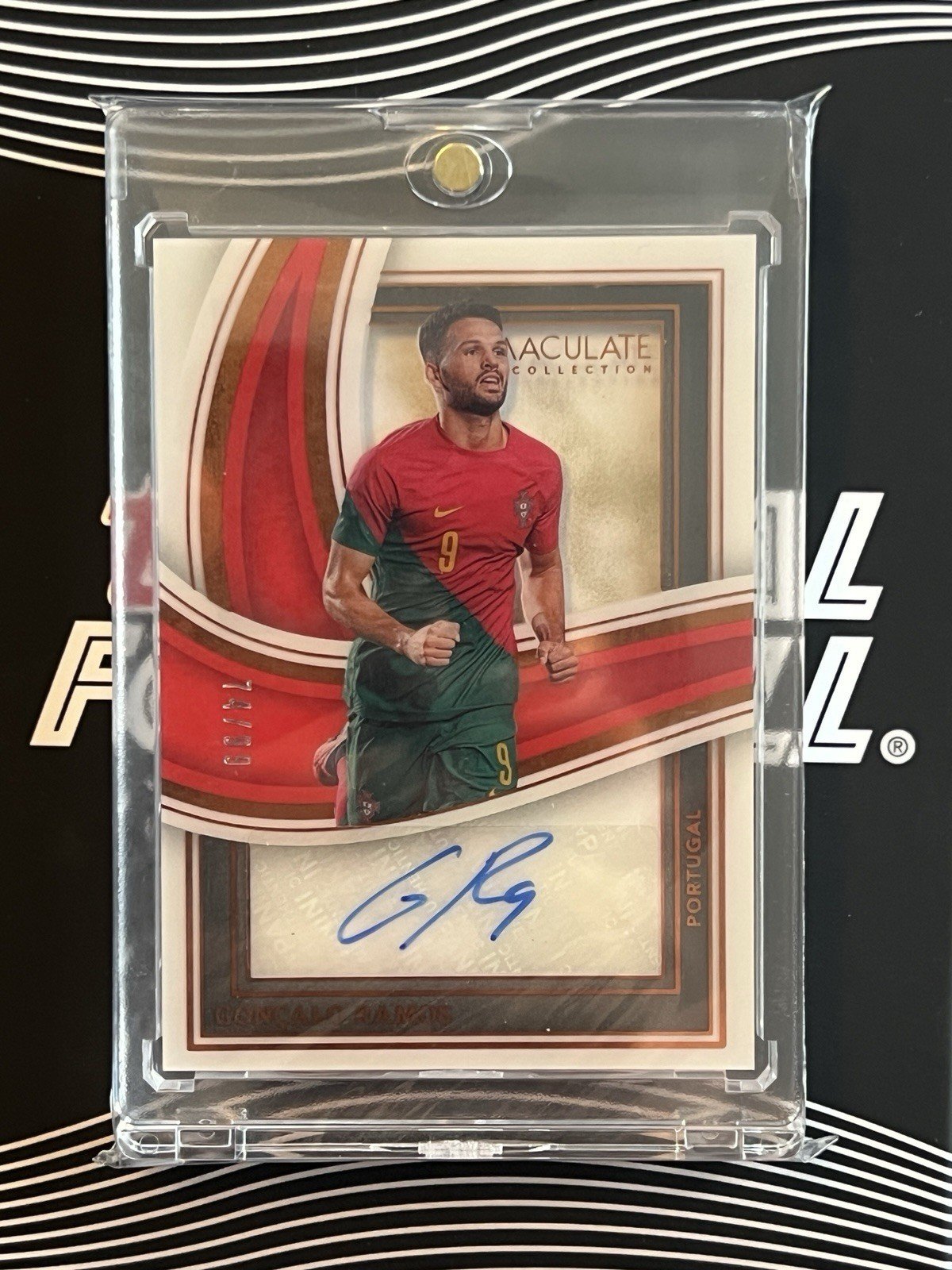 Goncalo Ramos 74/99 Auto 2023-24 Panini Immaculate Collection RARE Limited