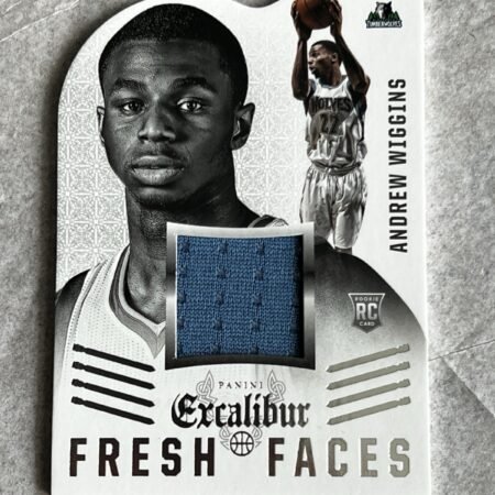 Andrew Wiggins 2014-15 Panini Excalibur Patch Relic
