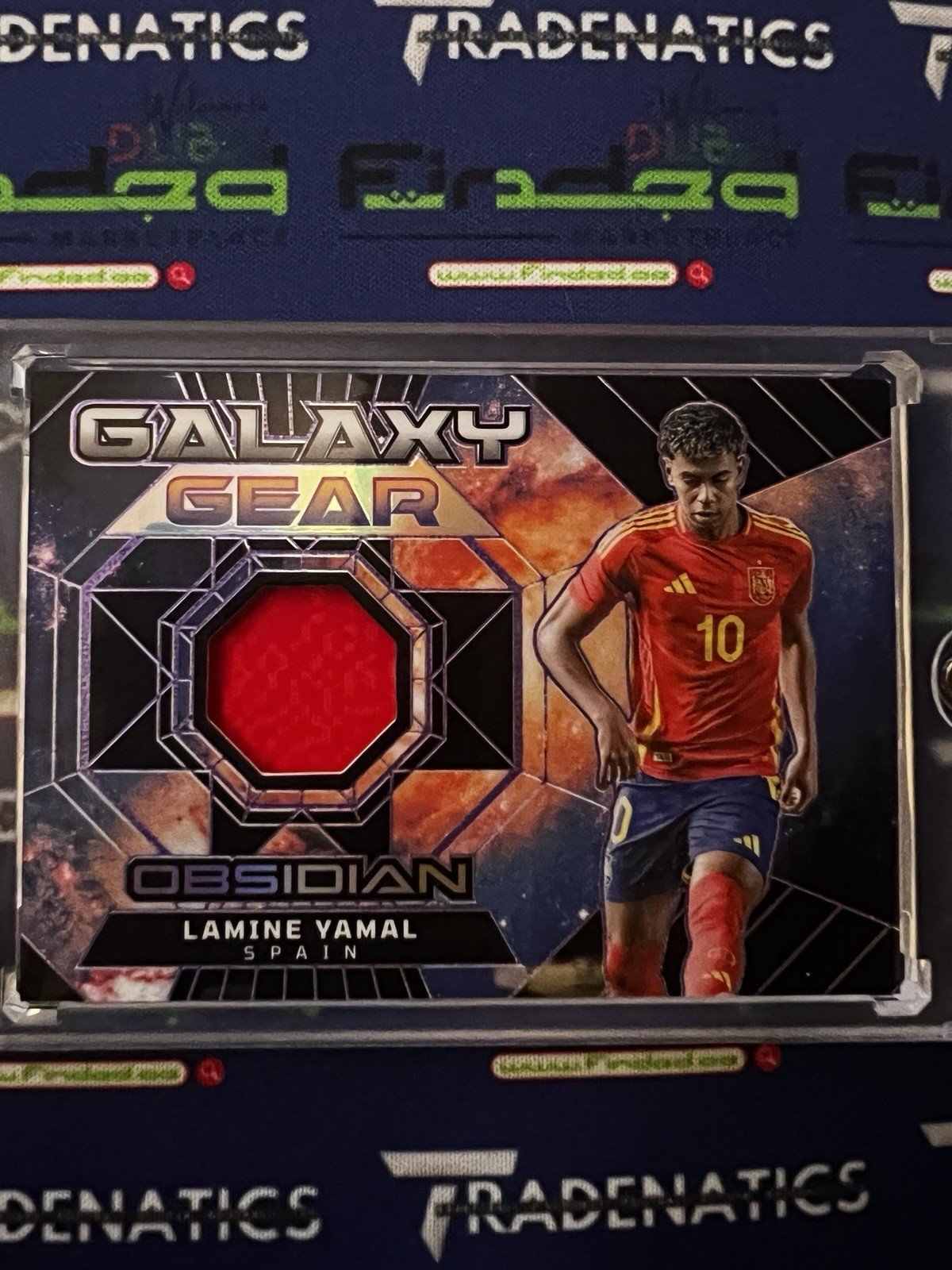 Lamine Yamal Galaxy Gear Patch /50 2024-25 Panini Obsidian Spain SSP