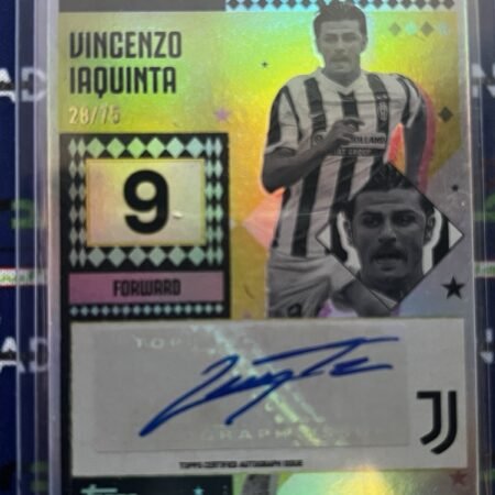 Vincenzo Iaquinta Juventus Turin 2024/25 Topps Auto /75 Autograph