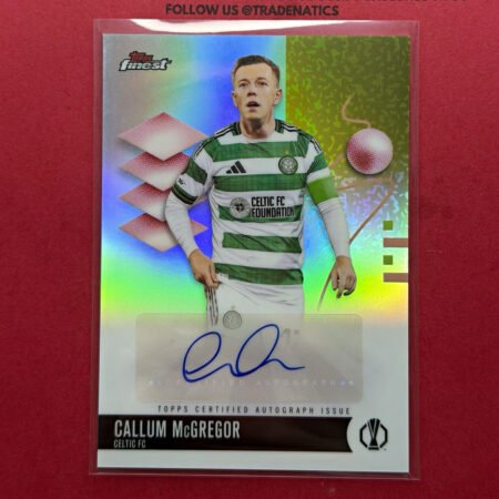 Topps Finest UCC 2025/26 Callum McGregor Celtic FC Auto BA-CM