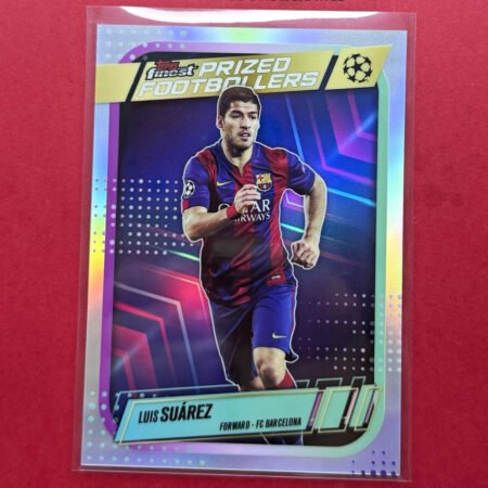Topps Finest Prized Footballers UCL Luis Suárez FC Barcelona PF-8