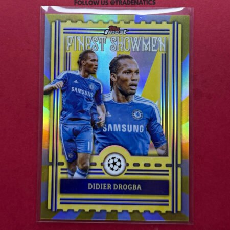 Topps Finest UCC 2025/26 UCL  Finest Showmen Didier Drogba Chelsea FC FS-4