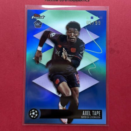 Topps Chrome Bundesliga 2025-26 Axel Tape RC Rookie #63 Parallel /99