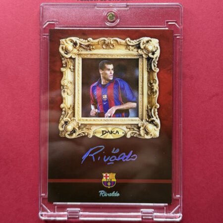 DAKA 2025 Rivaldo FC Barcelona Legend Auto #RE-4 35/45 Limited Edition