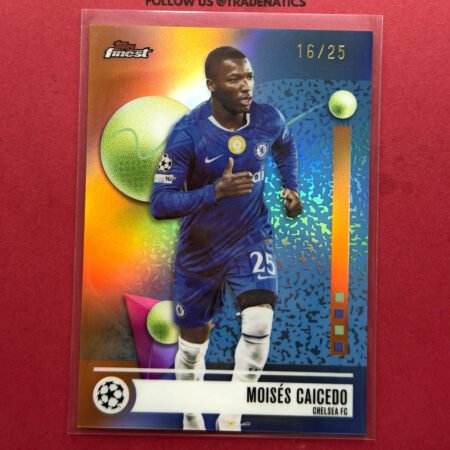 Topps Finest UCC 2025/26 UCL Moises Caicedo Chelsea FC #25 16/25 Limited /25