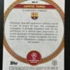 Lamine Yamal Rookie RC 2023-24 Topps UCL Chinese New Year Jade RARE #NY-7 - Image 3