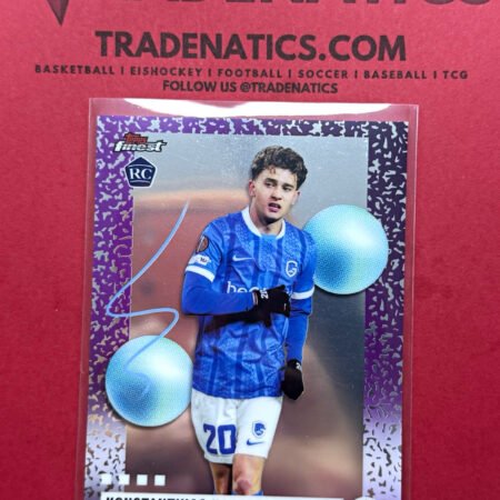 Topps Finest 2025/26 UCC UCL Konstantinos Karetsas RC Rookie KRC Genk #360