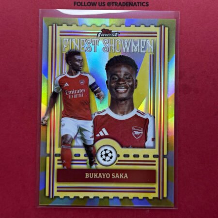 Topps Finest UCC 2025/26 UCL Finest Showmen Bukayo Saka Arsenal FS-8