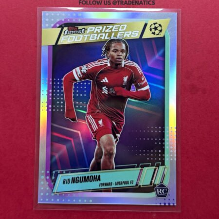 Topps Finest UCC 2025/26 UCL Prized Footballers Rio Ngumoha Rookie RC Liverpool