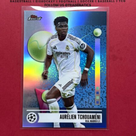 Topps Finest 2025/26 UCC UCL  Aurélien Tchouameni Real Madrid Refractor #189
