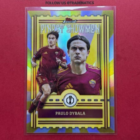 Topps Finest Showmen Paulo Dybala AS Roma UEFA Europa League FS-20 Insert