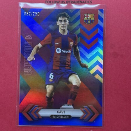 Topps 2024 La Liga Gavi FC Barcelona Blue Parallel BL-4 /250