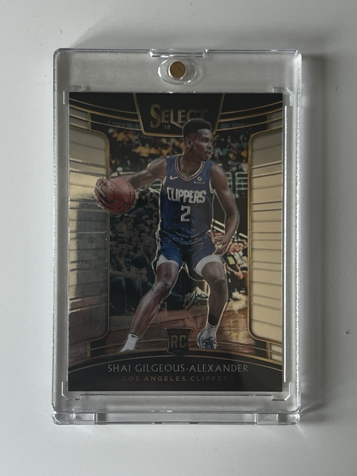 Shai Gilgeous Alexander SGA 2018 Panini Select Concourse Level RC Rookie MVP - Image 2
