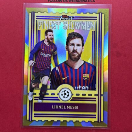 Topps Finest UCC 2025/26 Finest Showmen Lionel Messi FC Barcelona UCL FS-19 Holo