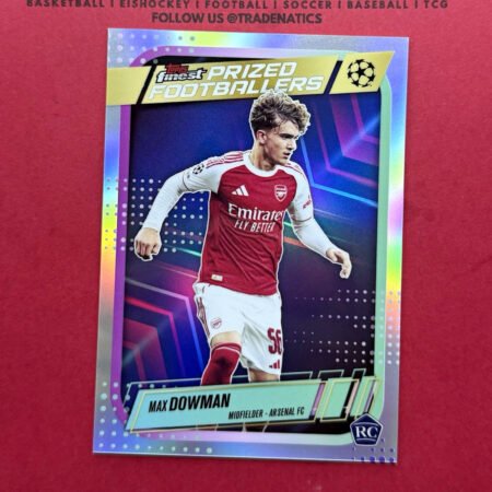 Topps Finest UCC 2025/26 Prized Footballers UCL Max Dowman PF-10 RC Rookie Holo