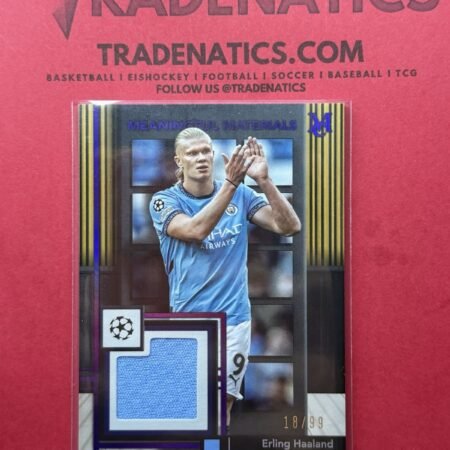 Topps UCC 2024/25 UCL Haaland Man City Meaningful Mat /99