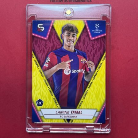 Topps UCC Superstars 2023-24 UCL Lamine Yamal RC Rookie FC Barcelona #48