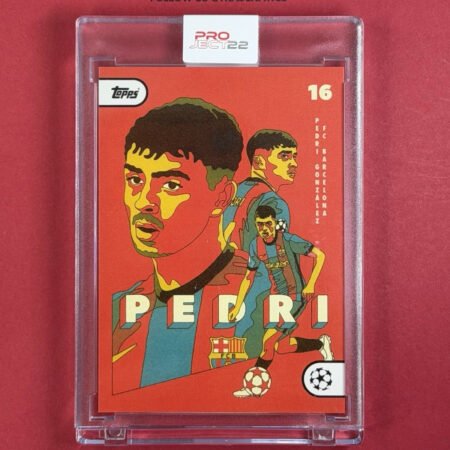 Topps Project22 2022 UCL Pedri FC Barcelona Sport Trading Card #16