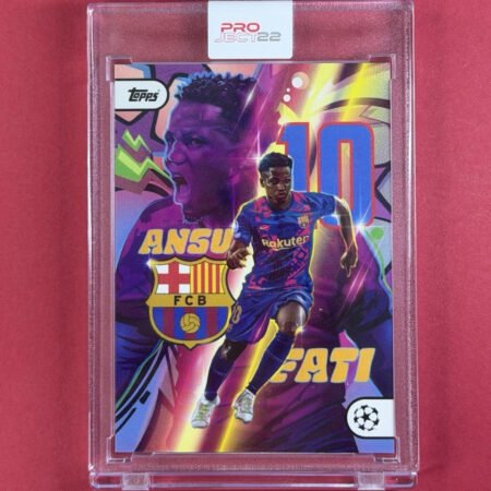 Topps Project22 2022 UCL Ansu Fati FC Barcelona Sport Trading Card Original
