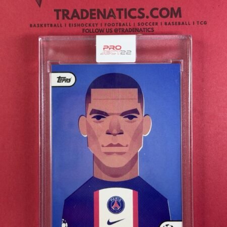 Topps Project22 UCL Kylian Mbappé Paris Saint-Germain 2022 Trading Card