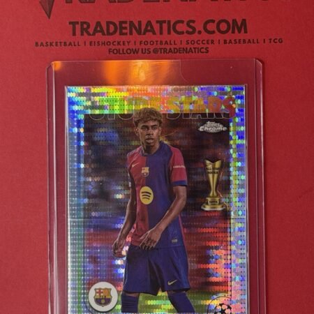 Topps Chrome UCC Future Stars Pixel 2024/25 Lamine Yamal FC Barcelona #27 RARE