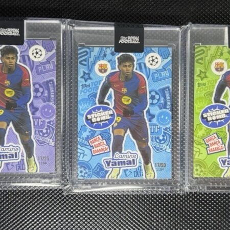 Lamine Yamal Topps Total Football Sticker Bomb Lot /10 /25 /50 /75 /99 Sealed