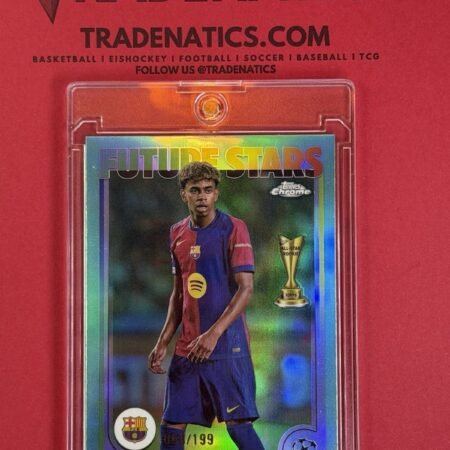 Topps Chrome 2024-25 Future Stars Aqua Lava Lamine Yamal FC Barcelona RC /199