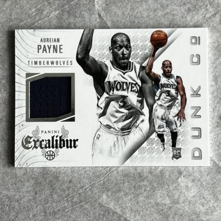 Adrein Payne 2014-15 Panini Excalibur Patch Relic NBA Trading Card RARE